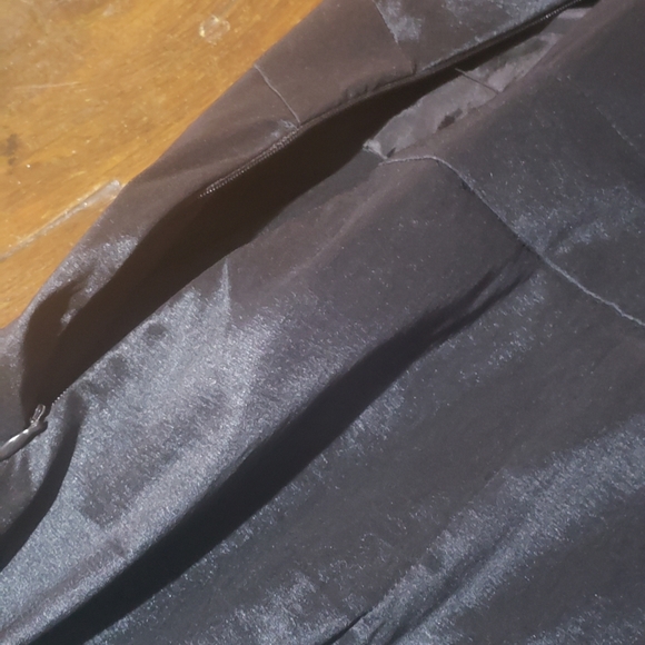 Emma & Michele One Shoulder Dress Metal Detail - Picture 6 of 7